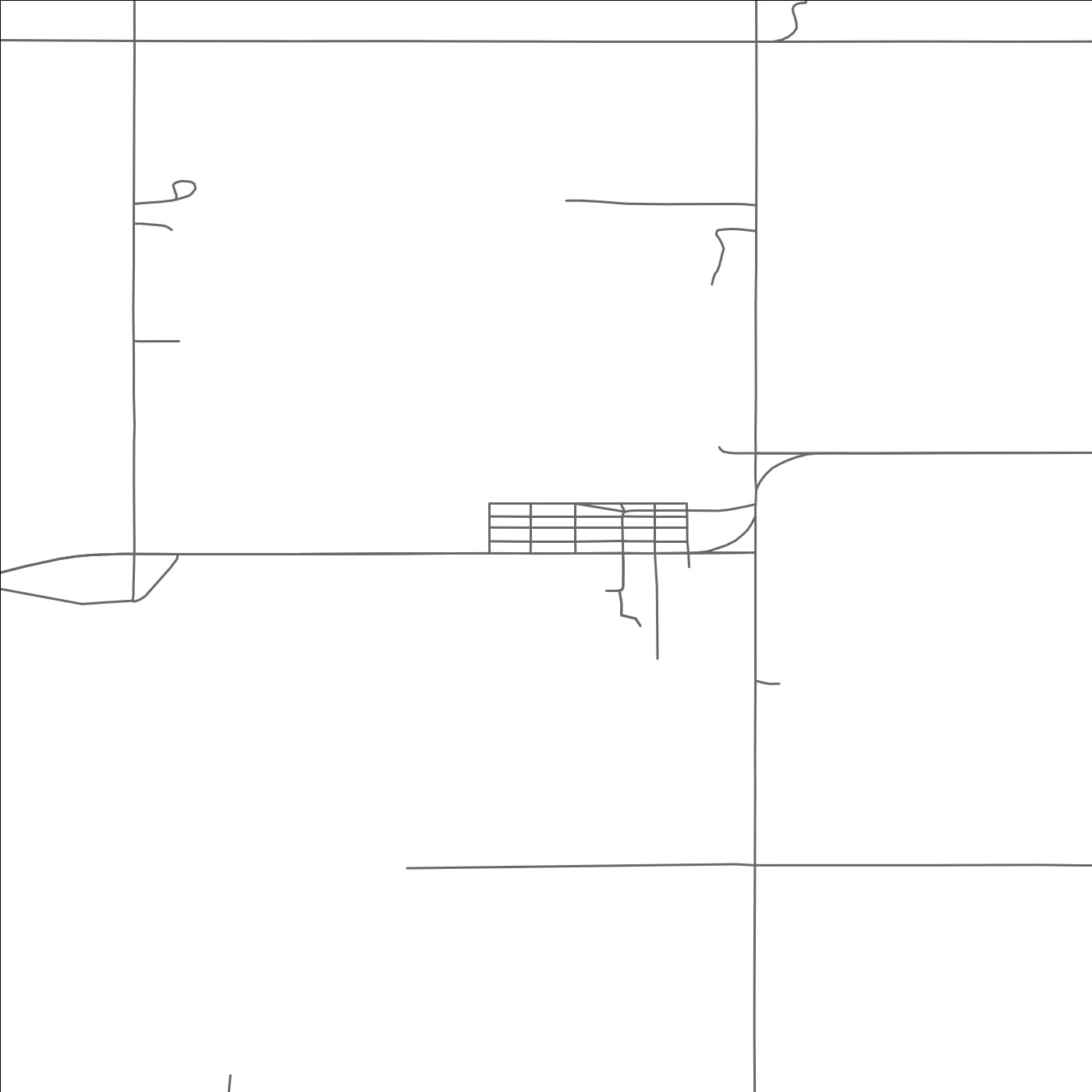 ROAD MAP OF GRANO, NORTH DAKOTA BY MAPBAKES