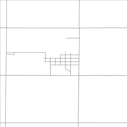 ROAD MAP OF HAMILTON, NORTH DAKOTA BY MAPBAKES