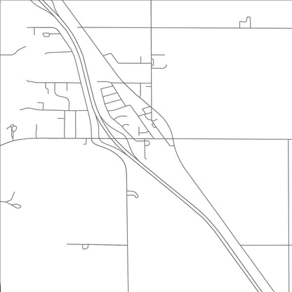 ROAD MAP OF HARWOOD, NORTH DAKOTA BY MAPBAKES