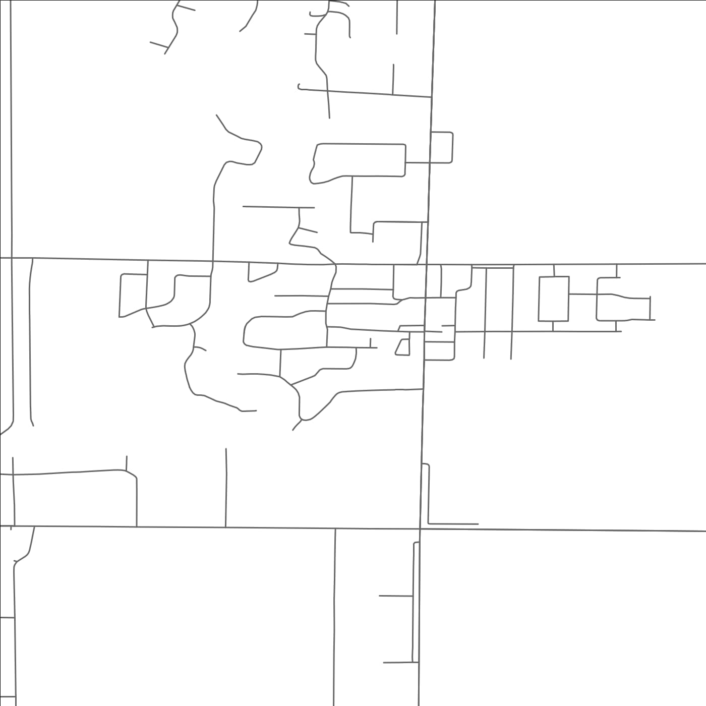 ROAD MAP OF HORACE, NORTH DAKOTA BY MAPBAKES