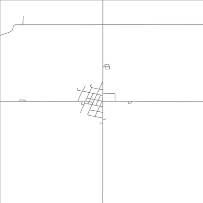 ROAD MAP OF INKSTER, NORTH DAKOTA BY MAPBAKES