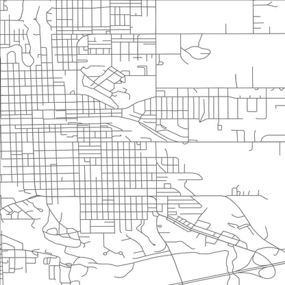 ROAD MAP OF JAMESTOWN, NORTH DAKOTA BY MAPBAKES