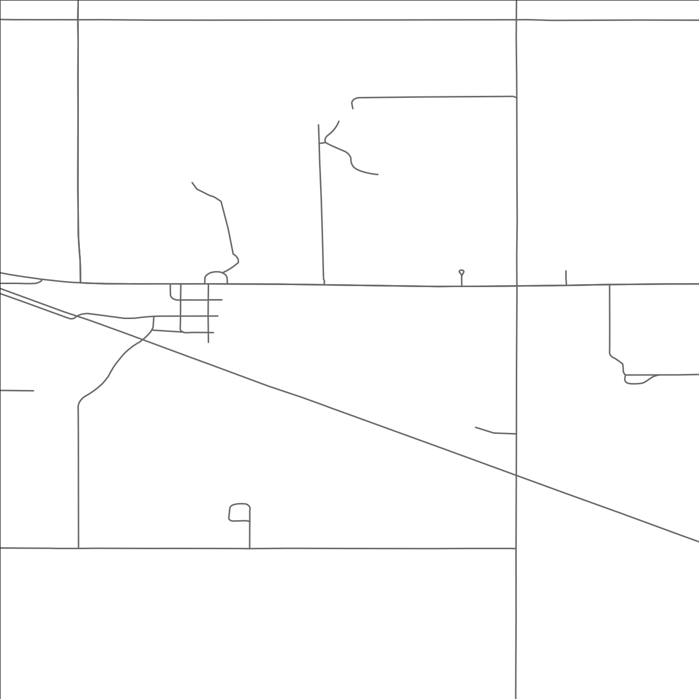 ROAD MAP OF JESSIE, NORTH DAKOTA BY MAPBAKES