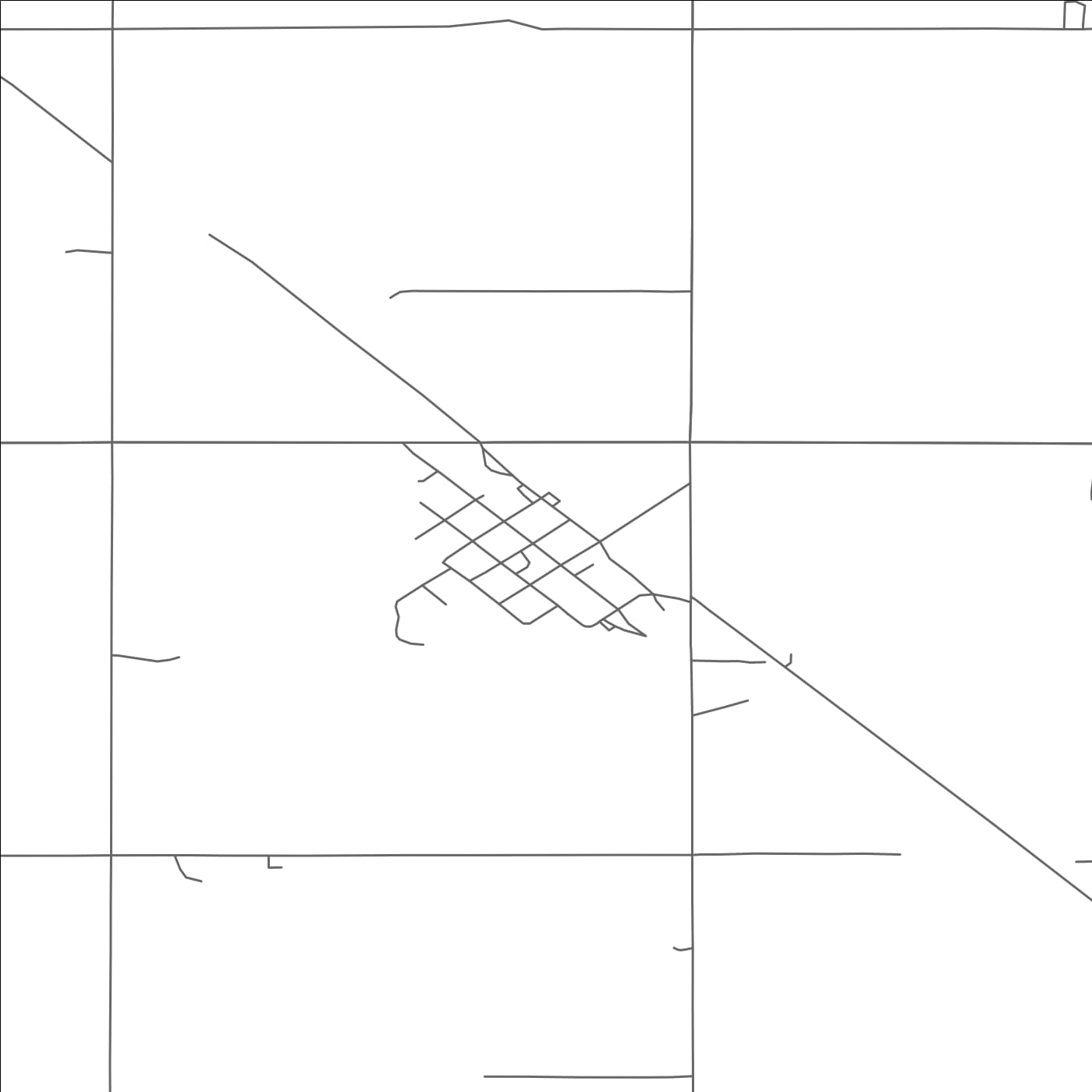 ROAD MAP OF JUD, NORTH DAKOTA BY MAPBAKES