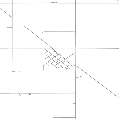 ROAD MAP OF JUD, NORTH DAKOTA BY MAPBAKES