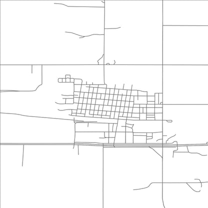 ROAD MAP OF LAKOTA, NORTH DAKOTA BY MAPBAKES