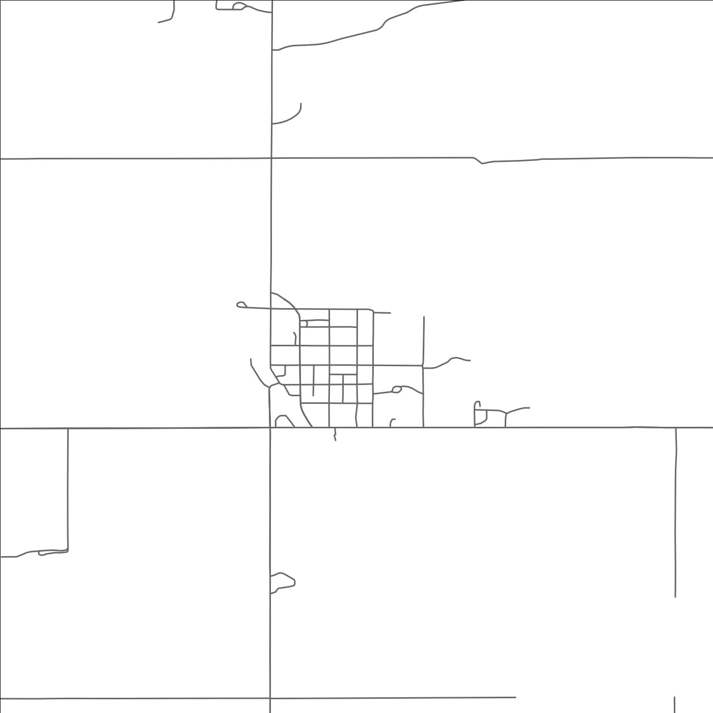 ROAD MAP OF LANKIN, NORTH DAKOTA BY MAPBAKES