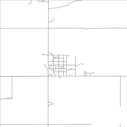 ROAD MAP OF LANKIN, NORTH DAKOTA BY MAPBAKES