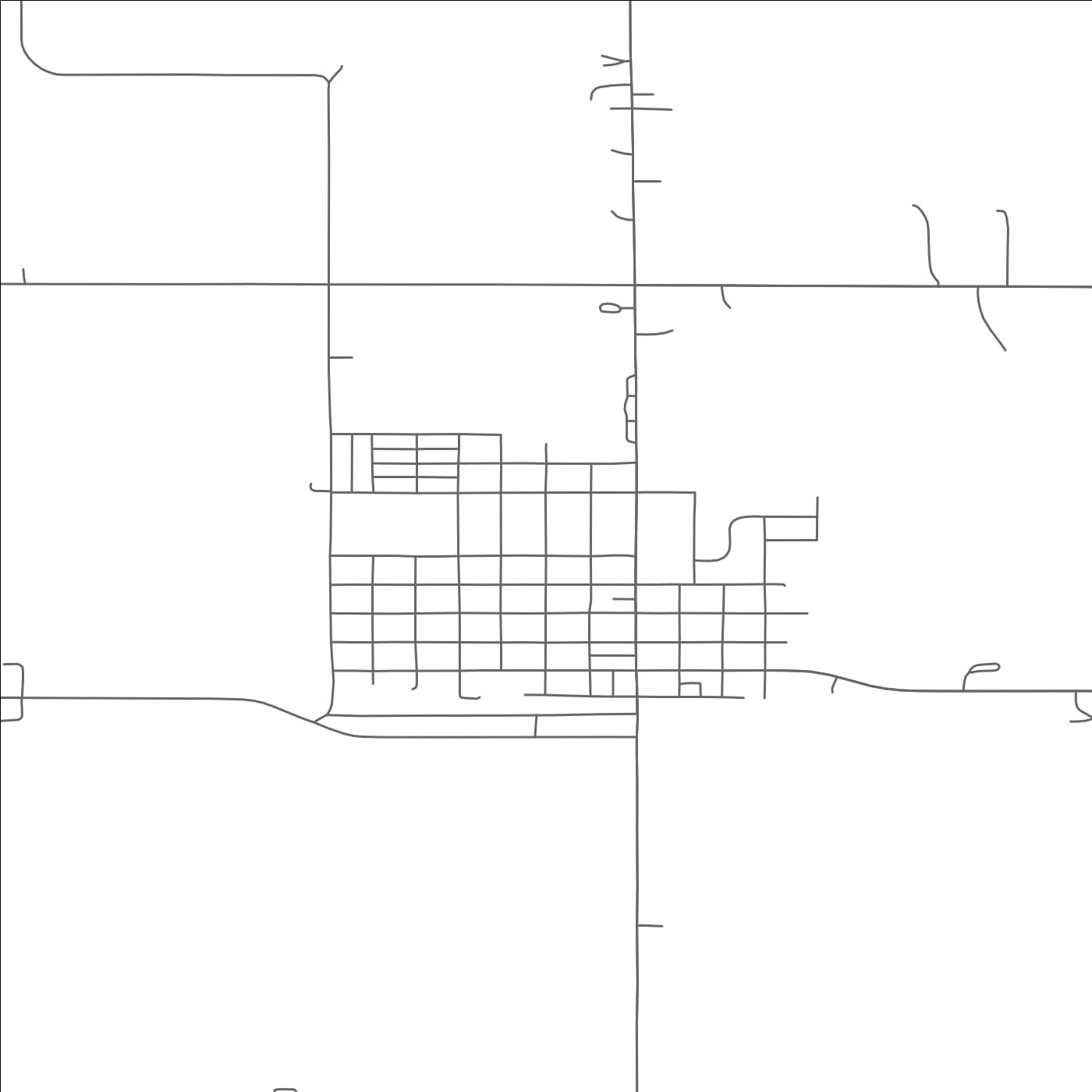 ROAD MAP OF LARIMORE, NORTH DAKOTA BY MAPBAKES