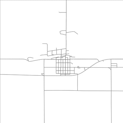 ROAD MAP OF LEHR, NORTH DAKOTA BY MAPBAKES