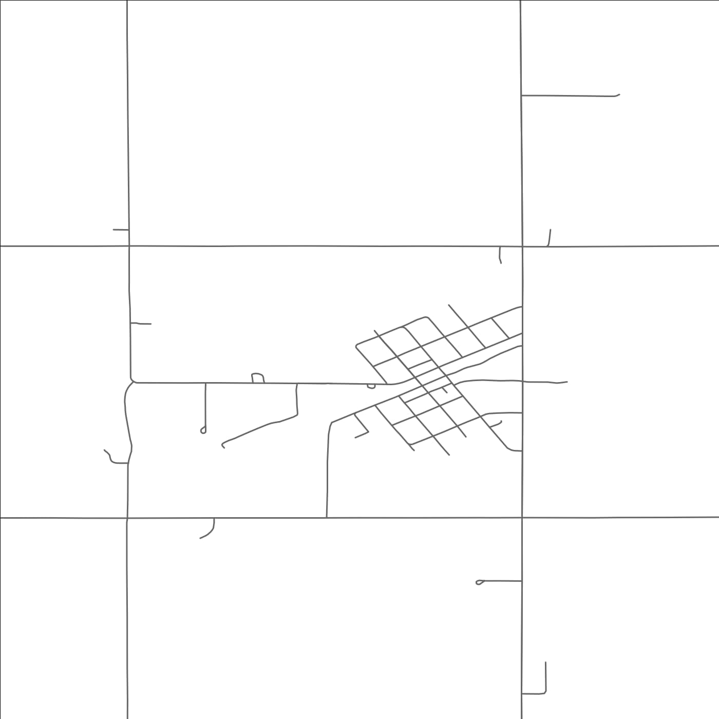 ROAD MAP OF LEONARD, NORTH DAKOTA BY MAPBAKES