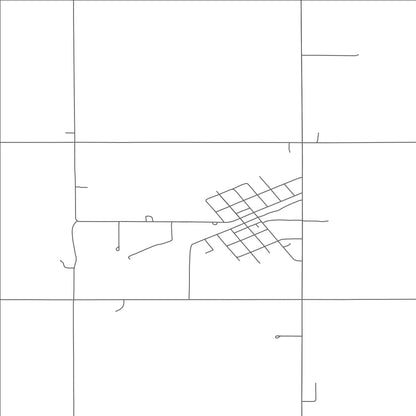 ROAD MAP OF LEONARD, NORTH DAKOTA BY MAPBAKES