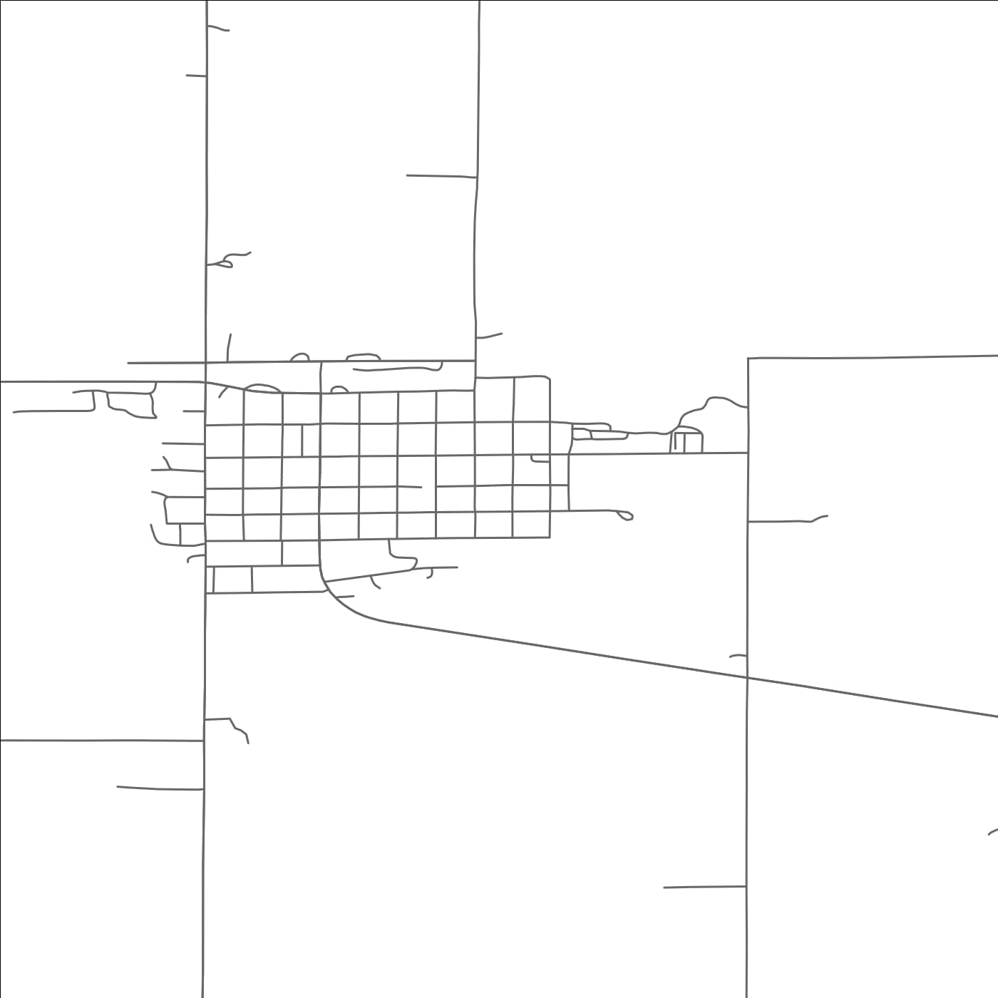 ROAD MAP OF LIDGERWOOD, NORTH DAKOTA BY MAPBAKES