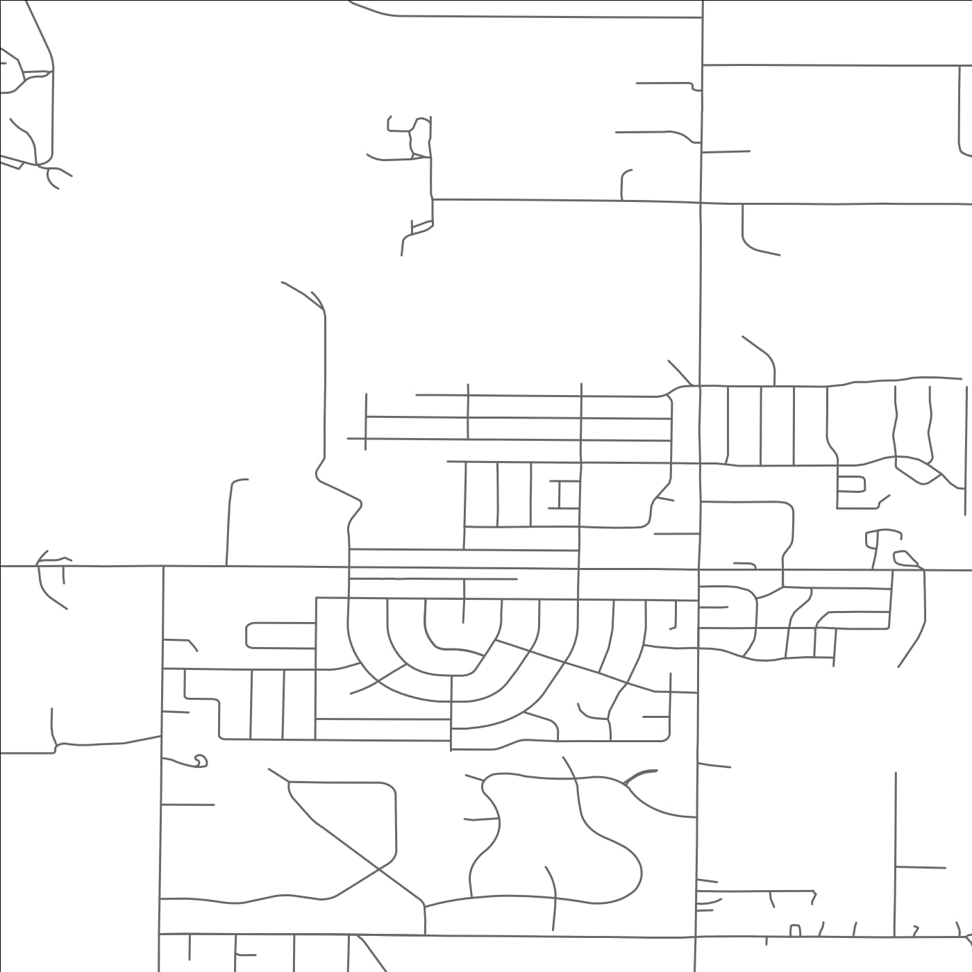 ROAD MAP OF LINCOLN, NORTH DAKOTA BY MAPBAKES