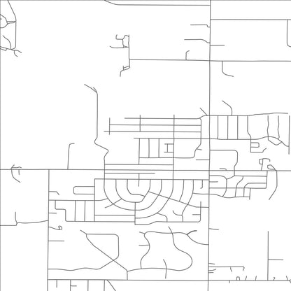 ROAD MAP OF LINCOLN, NORTH DAKOTA BY MAPBAKES