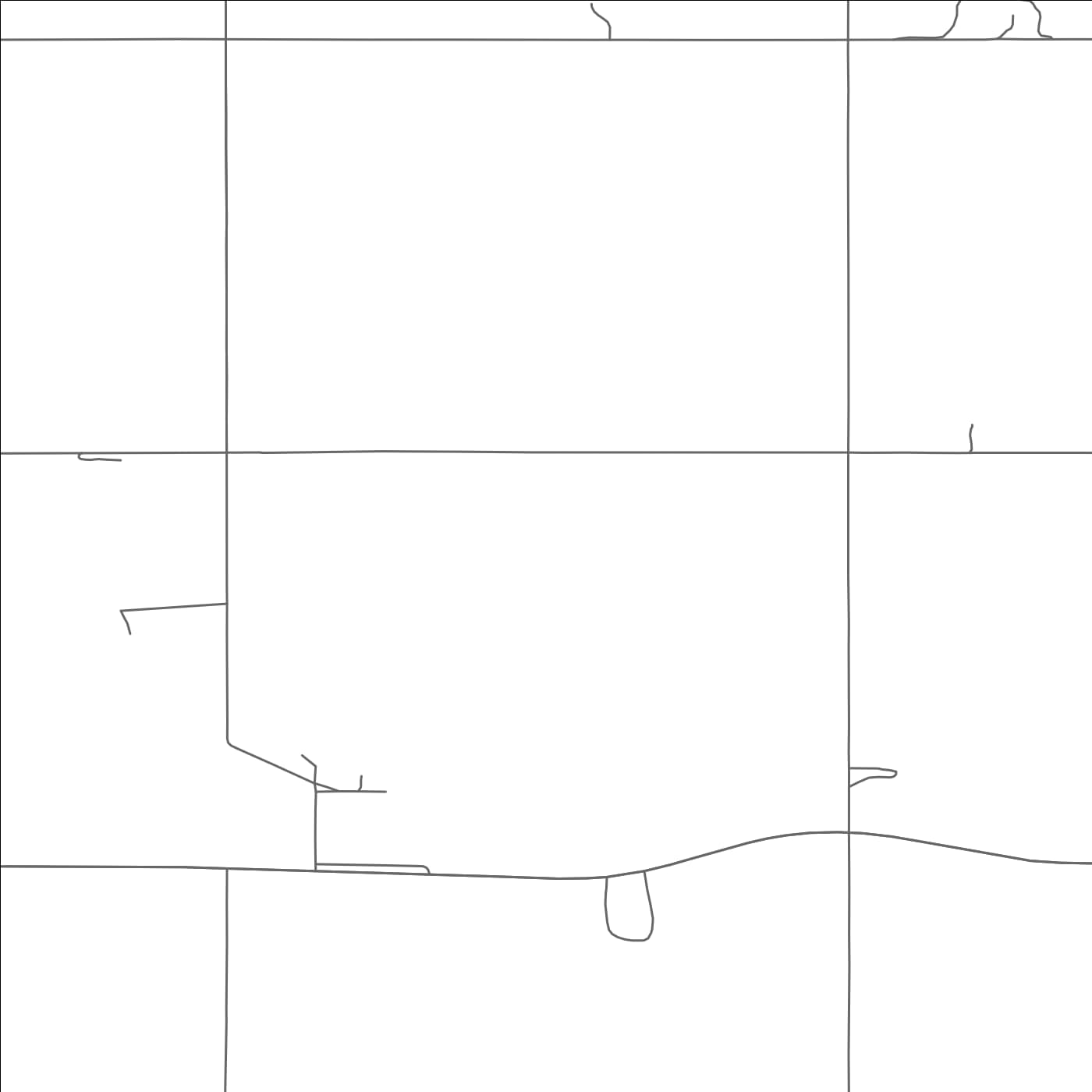 ROAD MAP OF LOMA, NORTH DAKOTA BY MAPBAKES