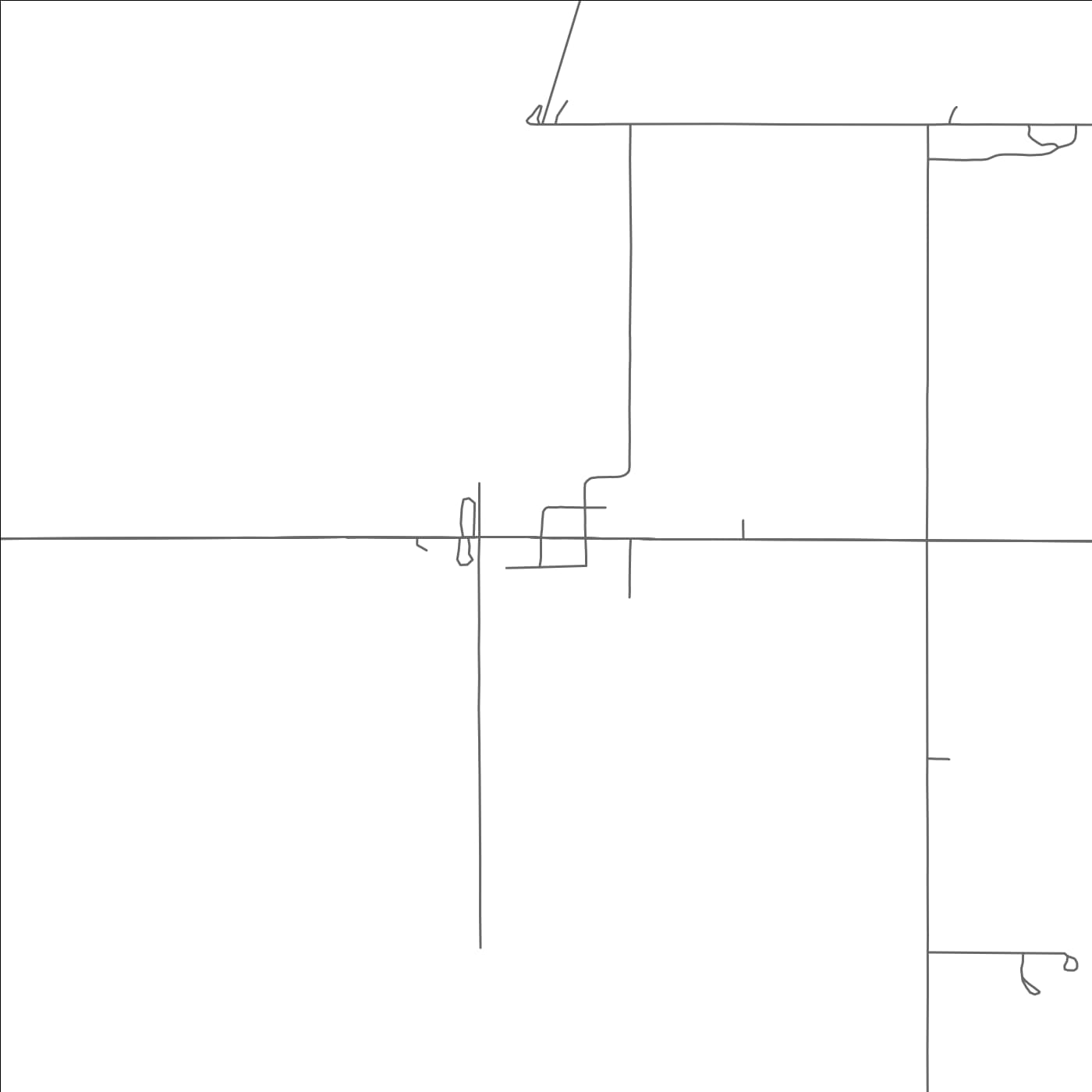 ROAD MAP OF LUDDEN, NORTH DAKOTA BY MAPBAKES