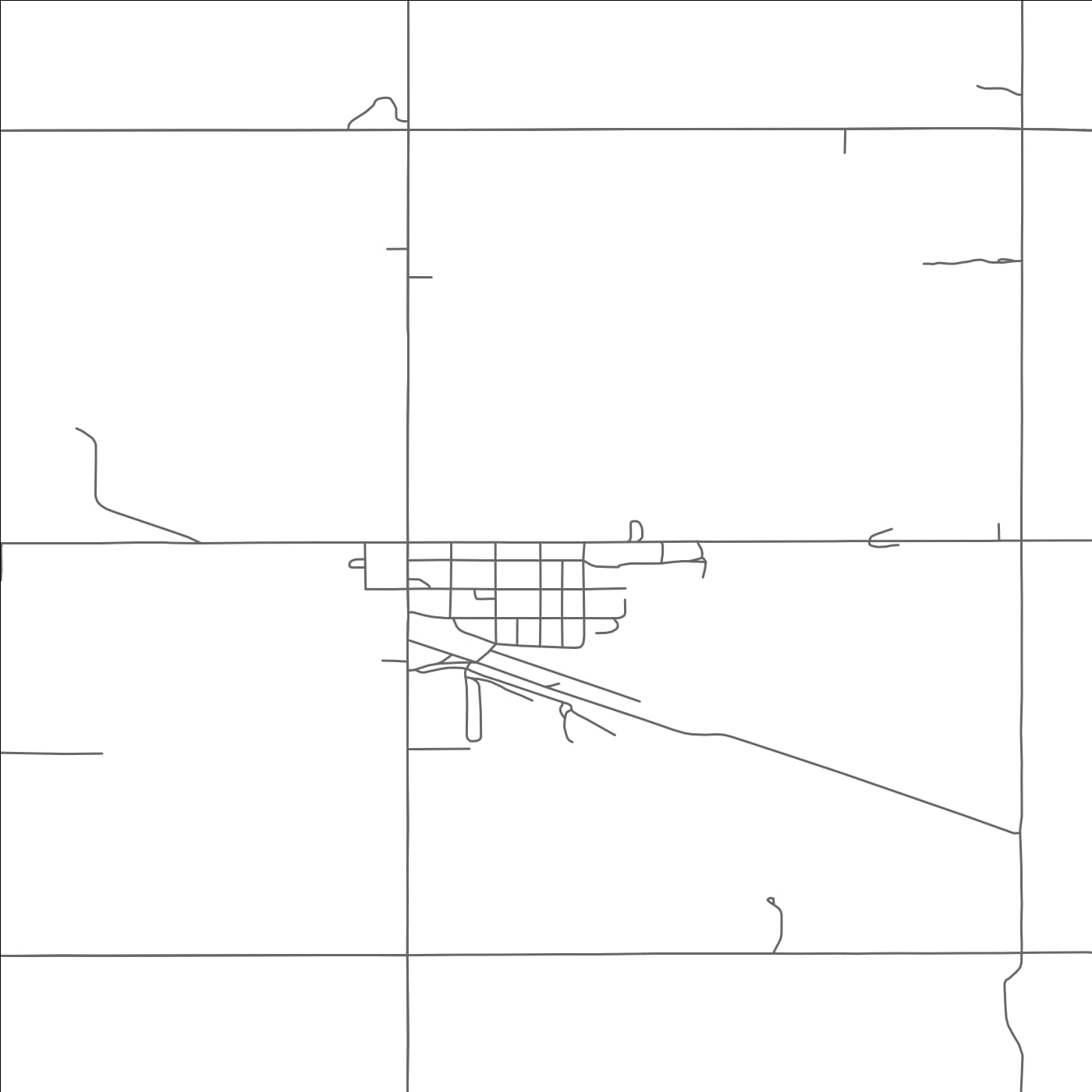 ROAD MAP OF MAKOTI, NORTH DAKOTA BY MAPBAKES