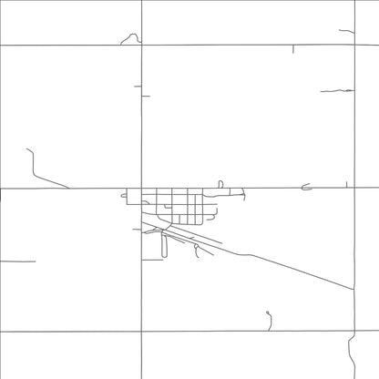 ROAD MAP OF MAKOTI, NORTH DAKOTA BY MAPBAKES