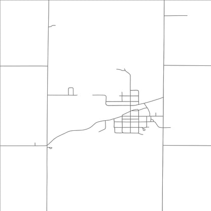 ROAD MAP OF MARION, NORTH DAKOTA BY MAPBAKES