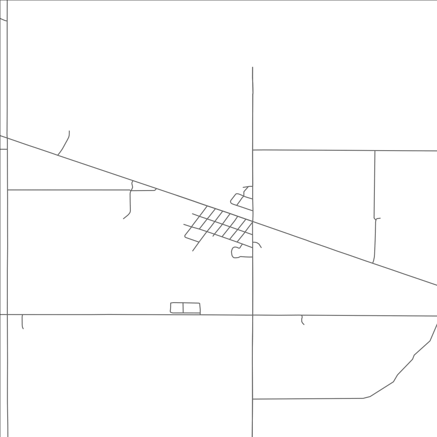 ROAD MAP OF MARTIN, NORTH DAKOTA BY MAPBAKES