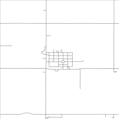 ROAD MAP OF MAXBASS, NORTH DAKOTA BY MAPBAKES