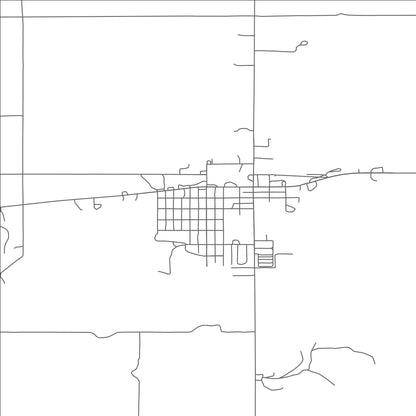 ROAD MAP OF MCCLUSKY, NORTH DAKOTA BY MAPBAKES