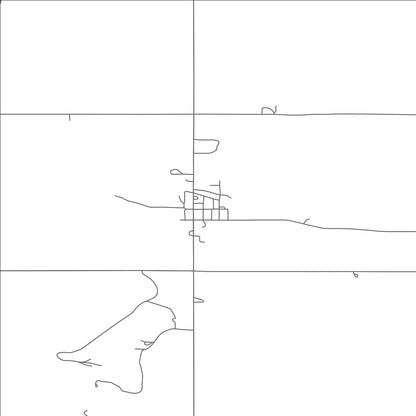 ROAD MAP OF MCGREGOR, NORTH DAKOTA BY MAPBAKES