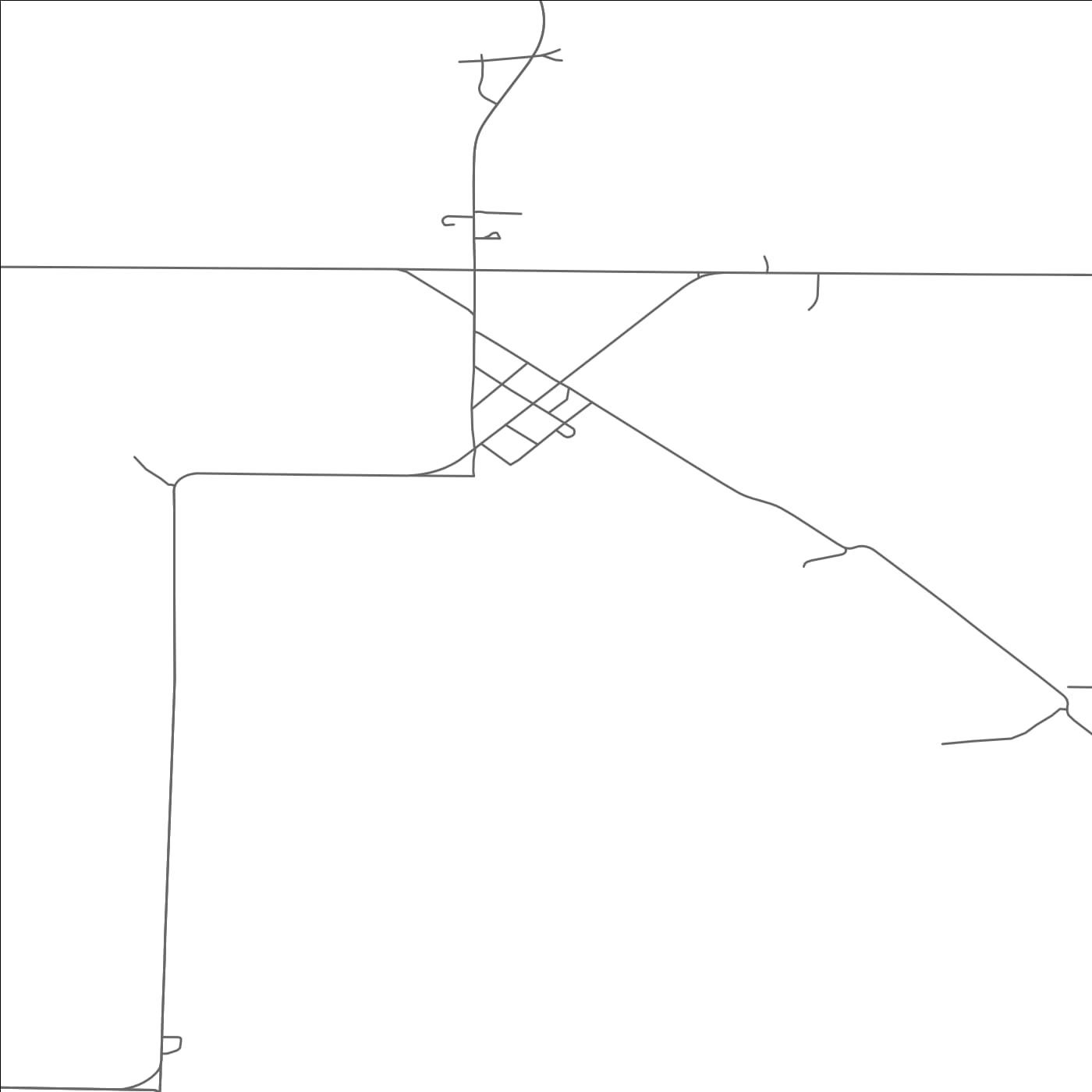 ROAD MAP OF MCLEOD, NORTH DAKOTA BY MAPBAKES