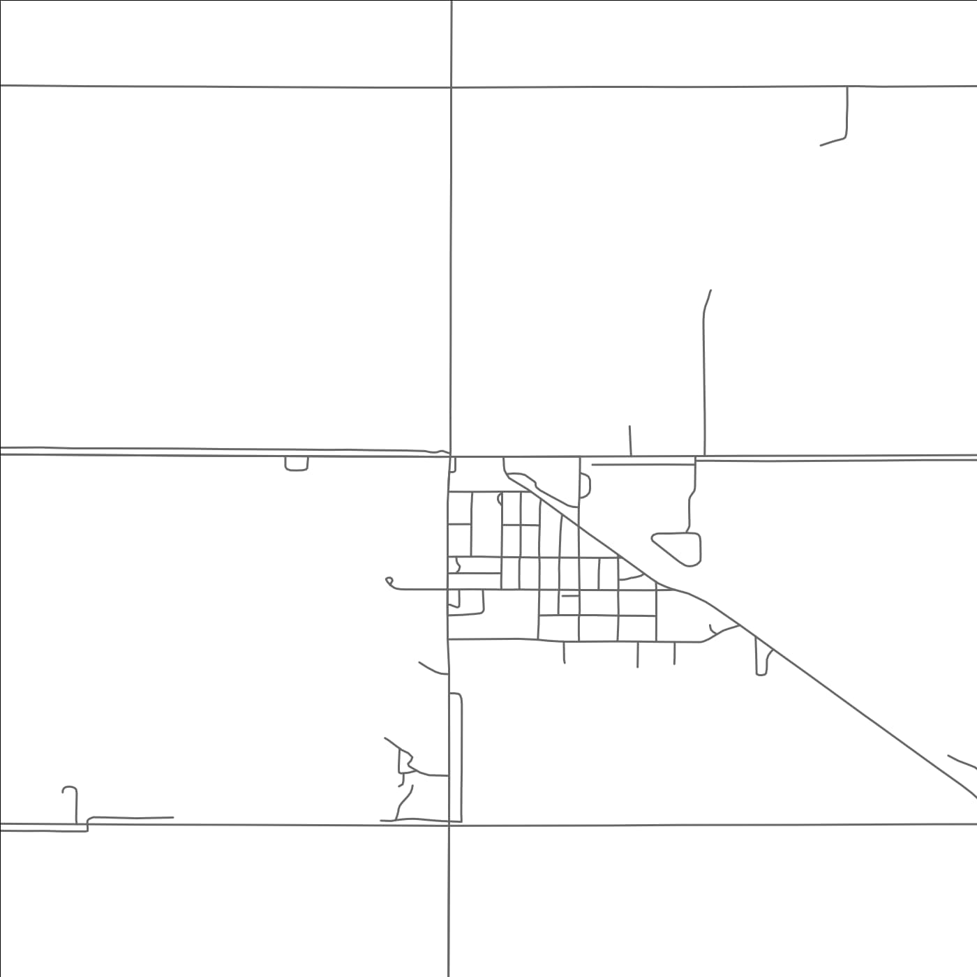 ROAD MAP OF MUNICH, NORTH DAKOTA BY MAPBAKES