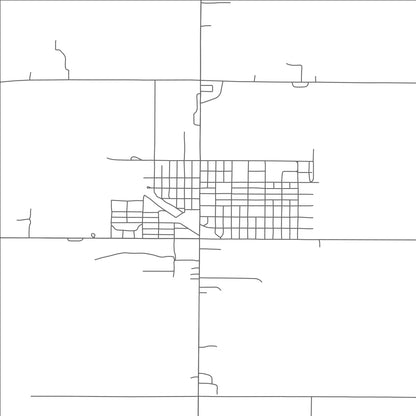 ROAD MAP OF NAPOLEON, NORTH DAKOTA BY MAPBAKES