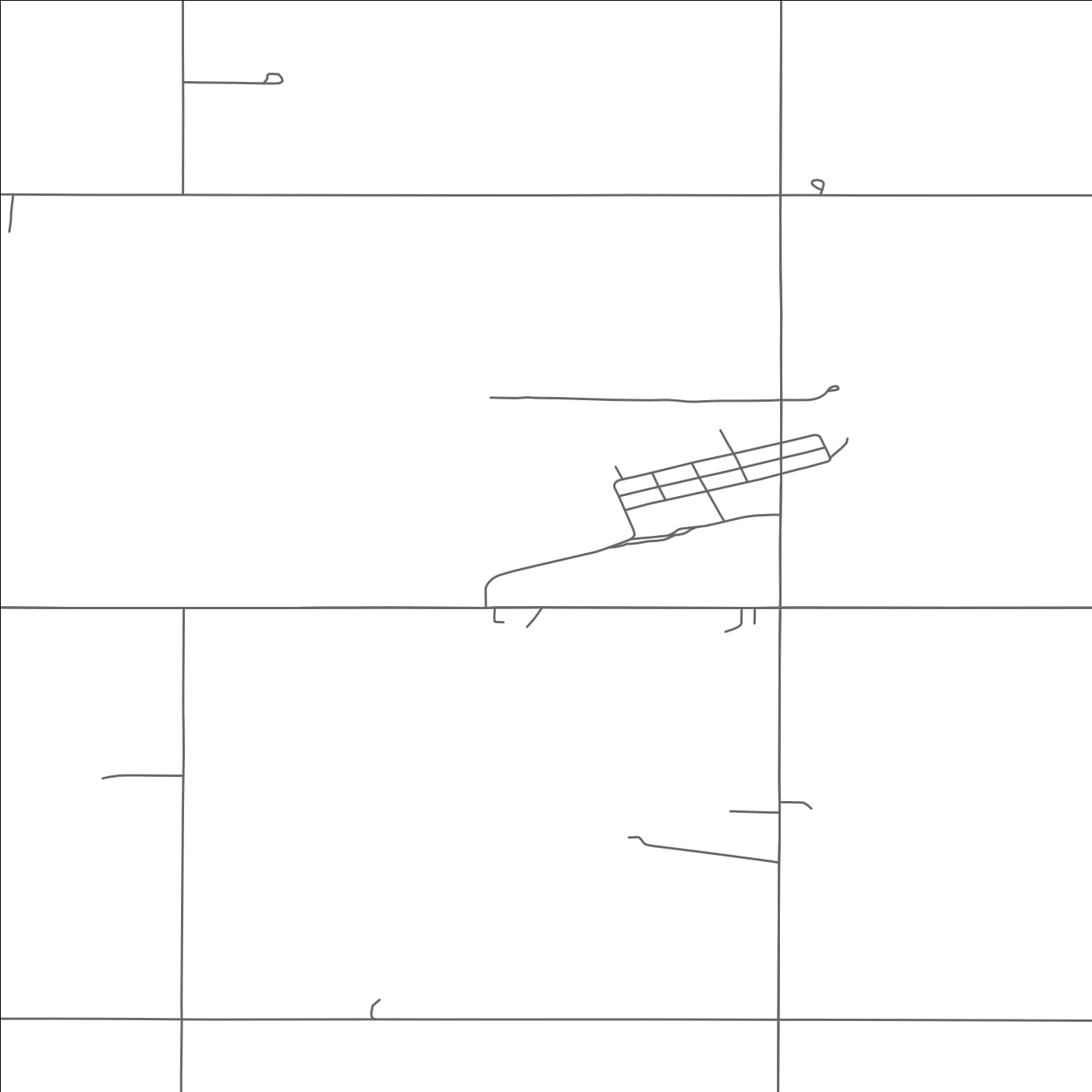 ROAD MAP OF NOME, NORTH DAKOTA BY MAPBAKES