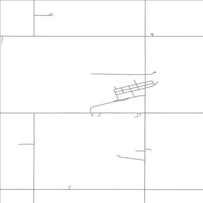 ROAD MAP OF NOME, NORTH DAKOTA BY MAPBAKES