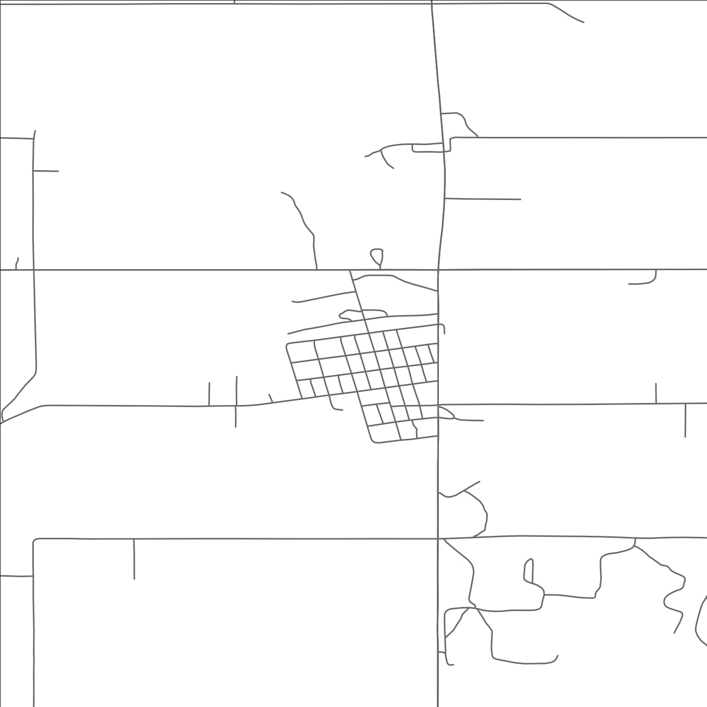 ROAD MAP OF NOONAN, NORTH DAKOTA BY MAPBAKES