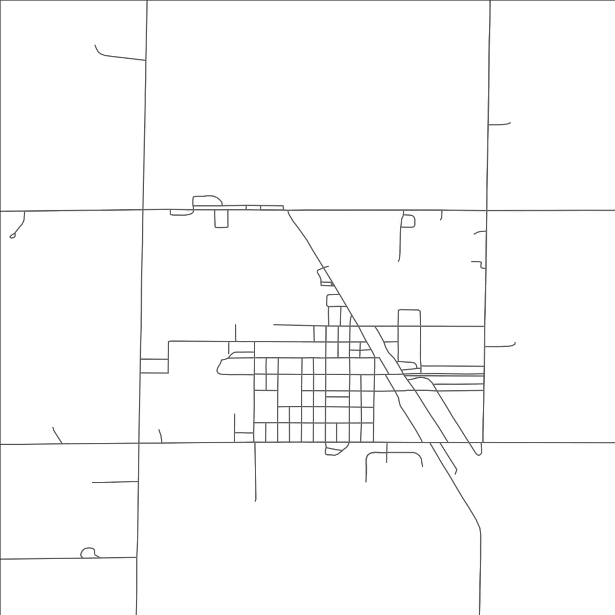 ROAD MAP OF NORTHWOOD, NORTH DAKOTA BY MAPBAKES