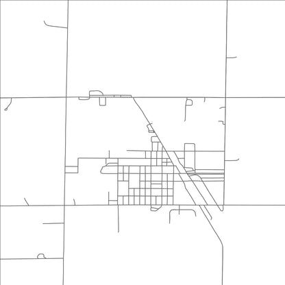 ROAD MAP OF NORTHWOOD, NORTH DAKOTA BY MAPBAKES