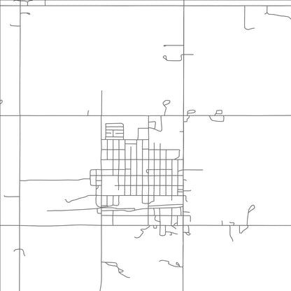 ROAD MAP OF PARSHALL, NORTH DAKOTA BY MAPBAKES