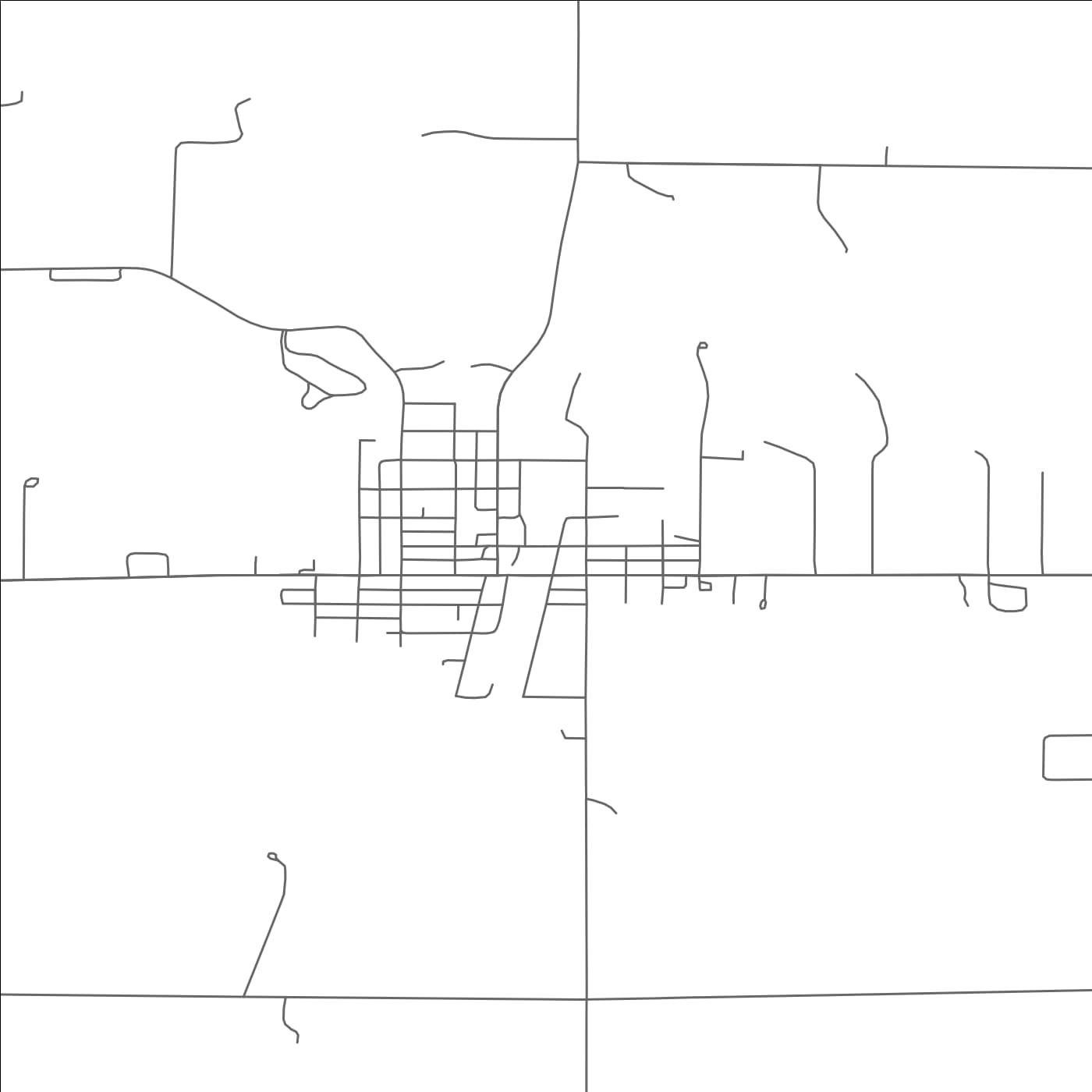 ROAD MAP OF PORTLAND, NORTH DAKOTA BY MAPBAKES