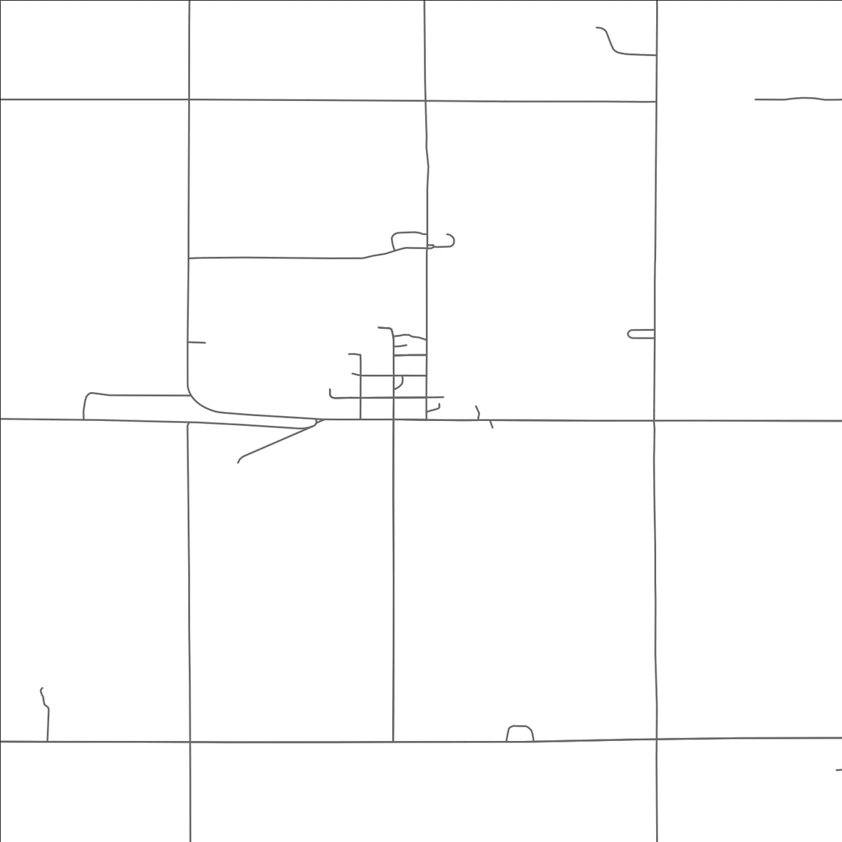 ROAD MAP OF REGAN, NORTH DAKOTA BY MAPBAKES