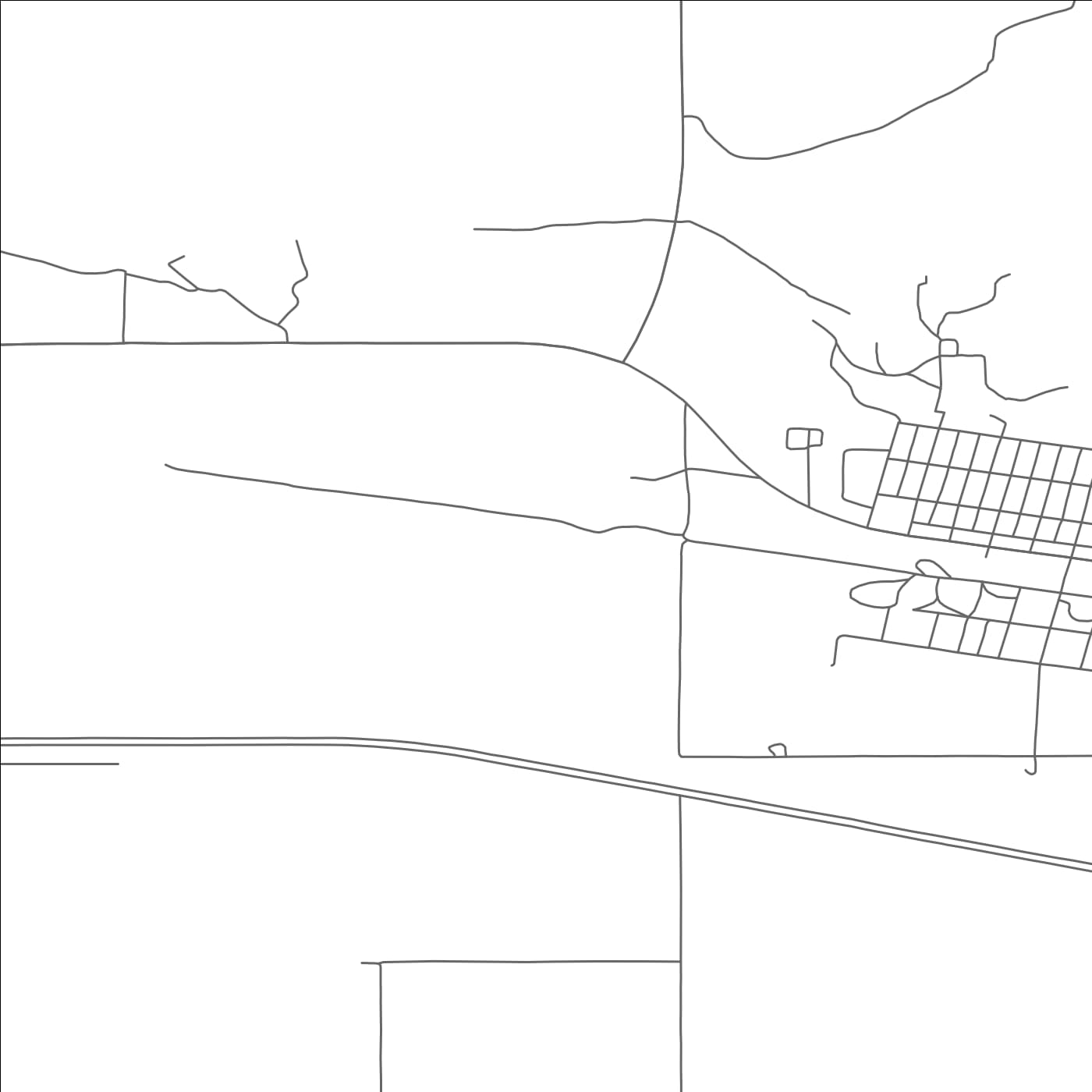 ROAD MAP OF RICHARDTON, NORTH DAKOTA BY MAPBAKES