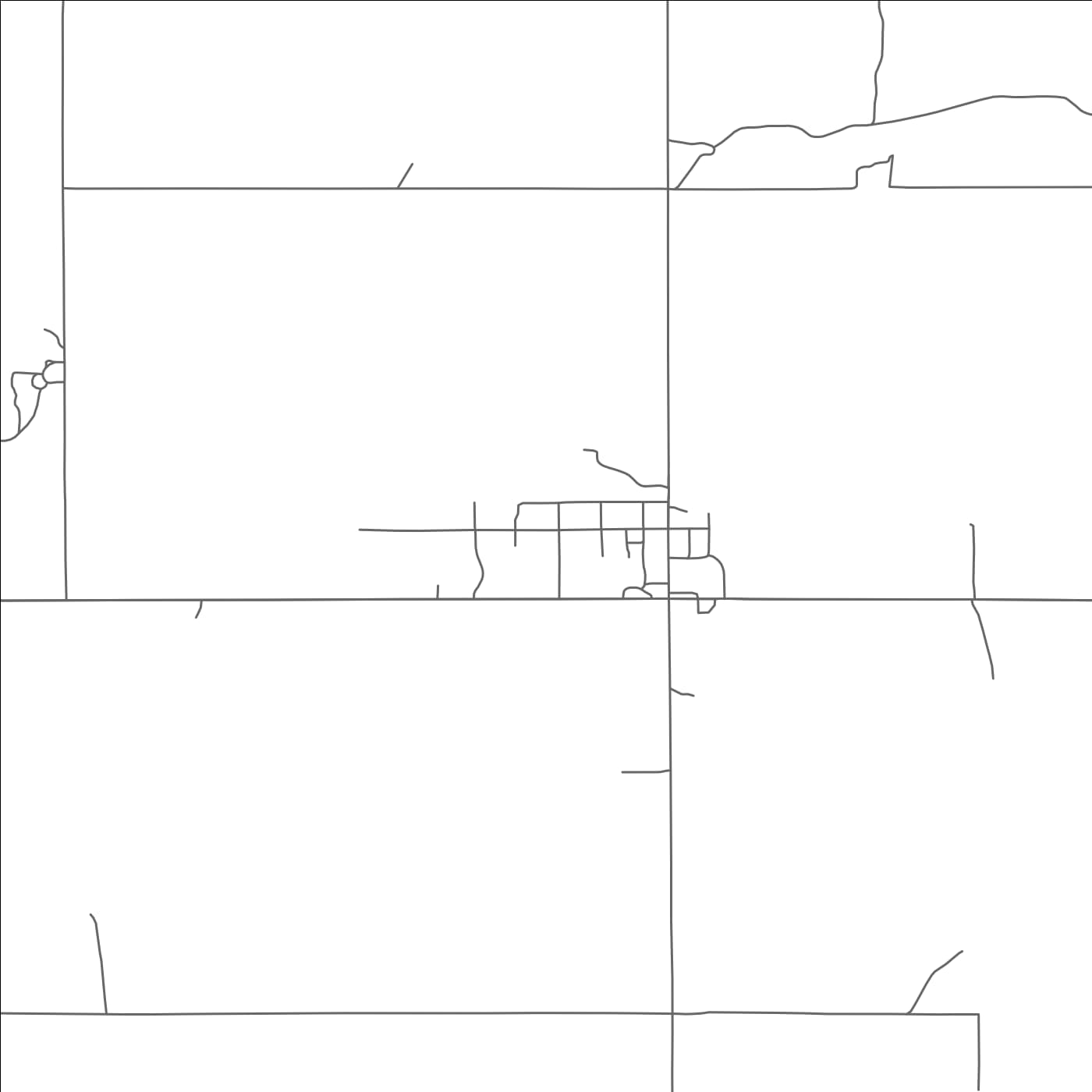 ROAD MAP OF ROBINSON, NORTH DAKOTA BY MAPBAKES