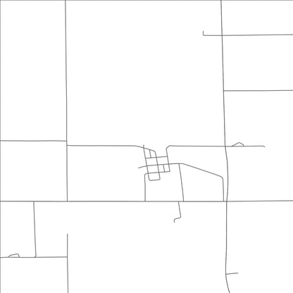 ROAD MAP OF ROGERS, NORTH DAKOTA BY MAPBAKES