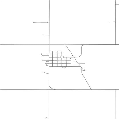 ROAD MAP OF SARLES, NORTH DAKOTA BY MAPBAKES