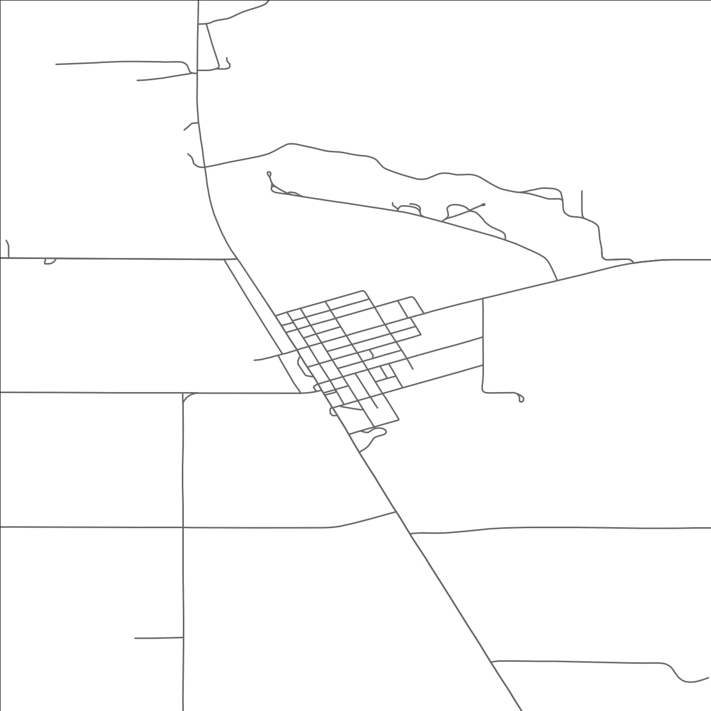 ROAD MAP OF SHEYENNE, NORTH DAKOTA BY MAPBAKES