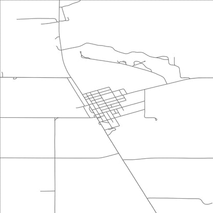 ROAD MAP OF SHEYENNE, NORTH DAKOTA BY MAPBAKES