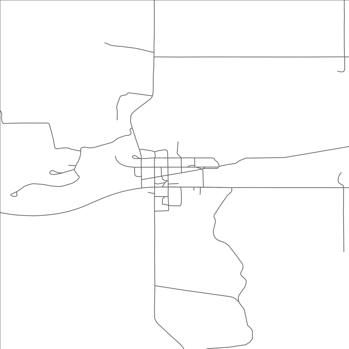 ROAD MAP OF SOLEN, NORTH DAKOTA BY MAPBAKES