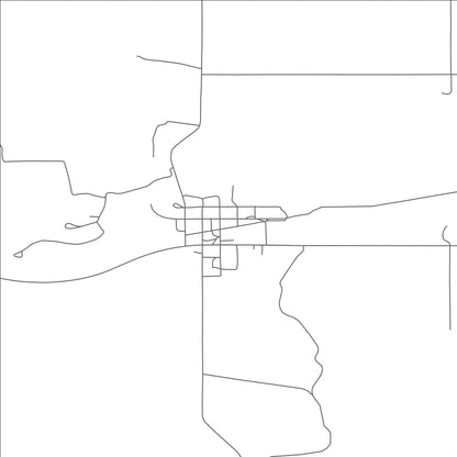 ROAD MAP OF SOLEN, NORTH DAKOTA BY MAPBAKES