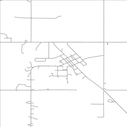 ROAD MAP OF ST. JOHN, NORTH DAKOTA BY MAPBAKES