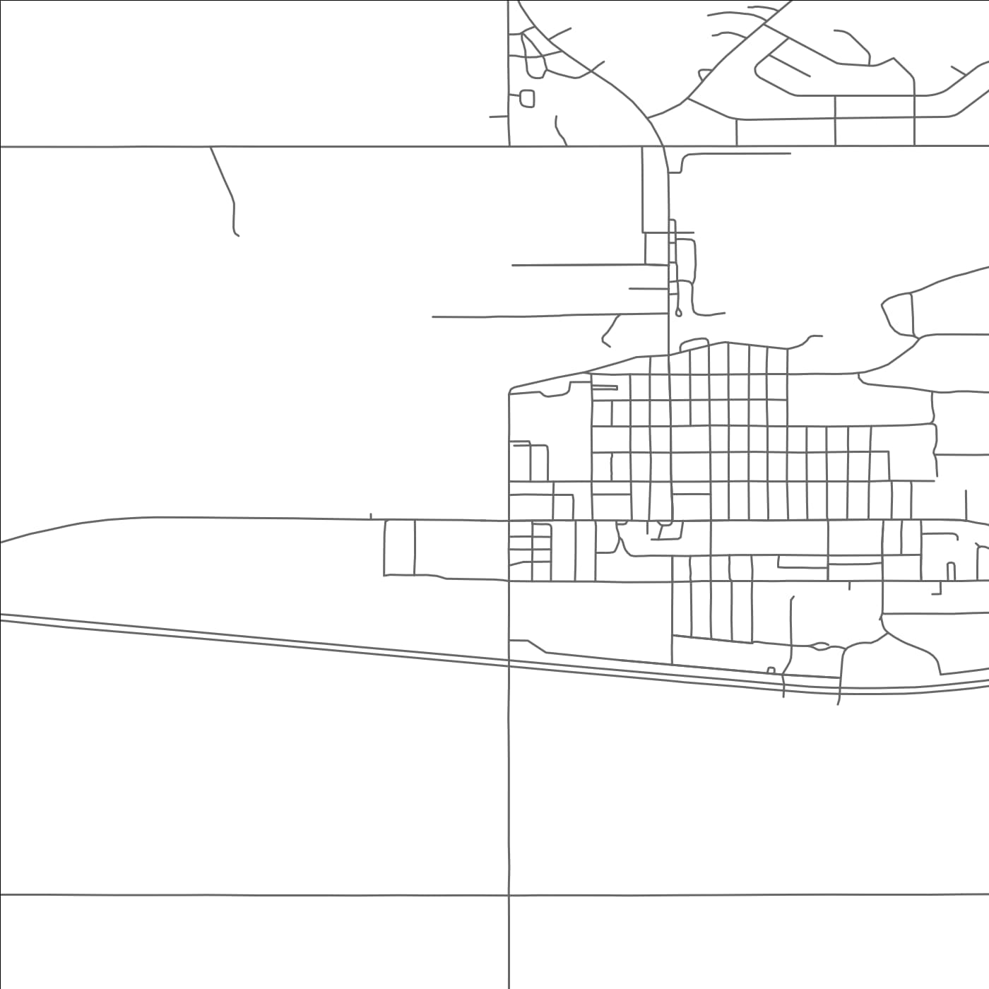 ROAD MAP OF STANLEY, NORTH DAKOTA BY MAPBAKES