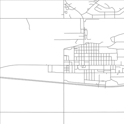 ROAD MAP OF STANLEY, NORTH DAKOTA BY MAPBAKES